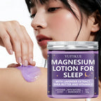 YUITIKUE Magnesium Sleep Lotion Lavender Body Cream for Natural Rest