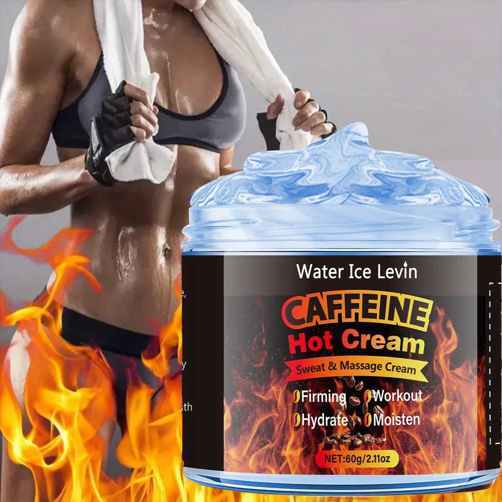 Caffeine Hot Cream Firming Body Moisturizer for Workout and Massage