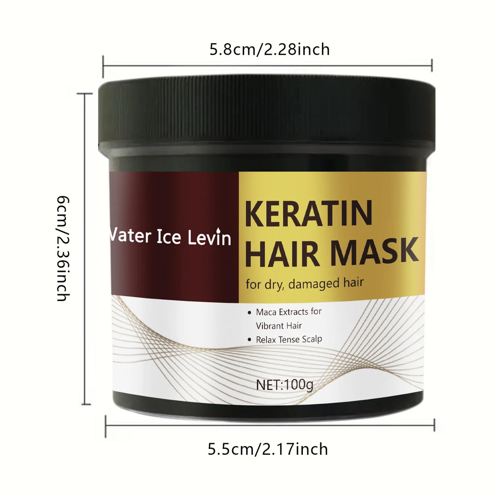 Keratin Hair Mask Deep Repair Conditioner for Dry and Damaged Hair 100g
