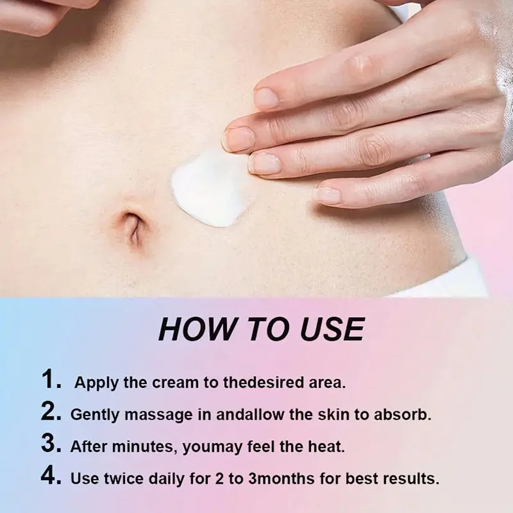 Water Ice Levin Belly Firming Cream Collagen Skin Tightening Lotion 50g
