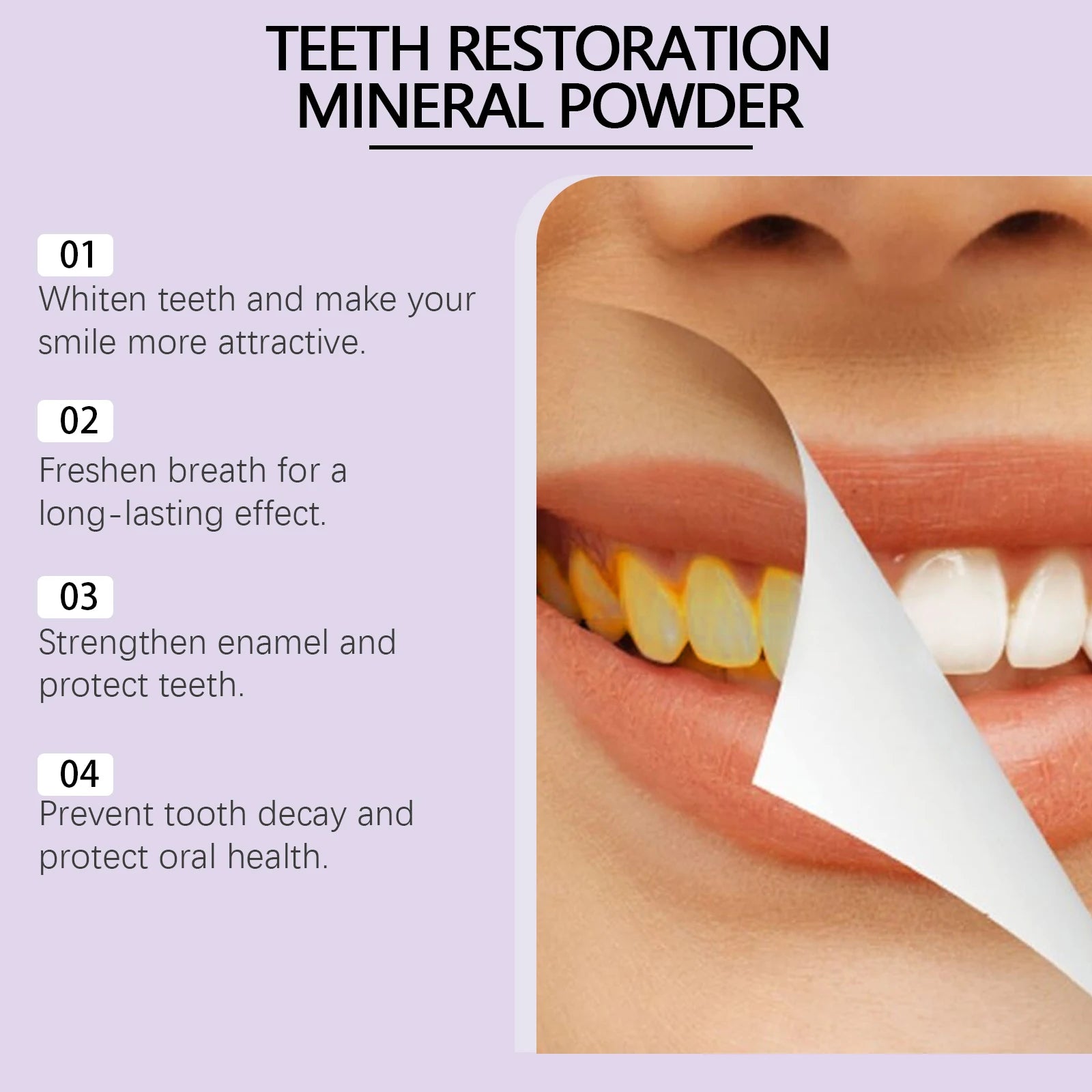 Teeth Whitening and Plaque Removal Cleaning Powder - 9