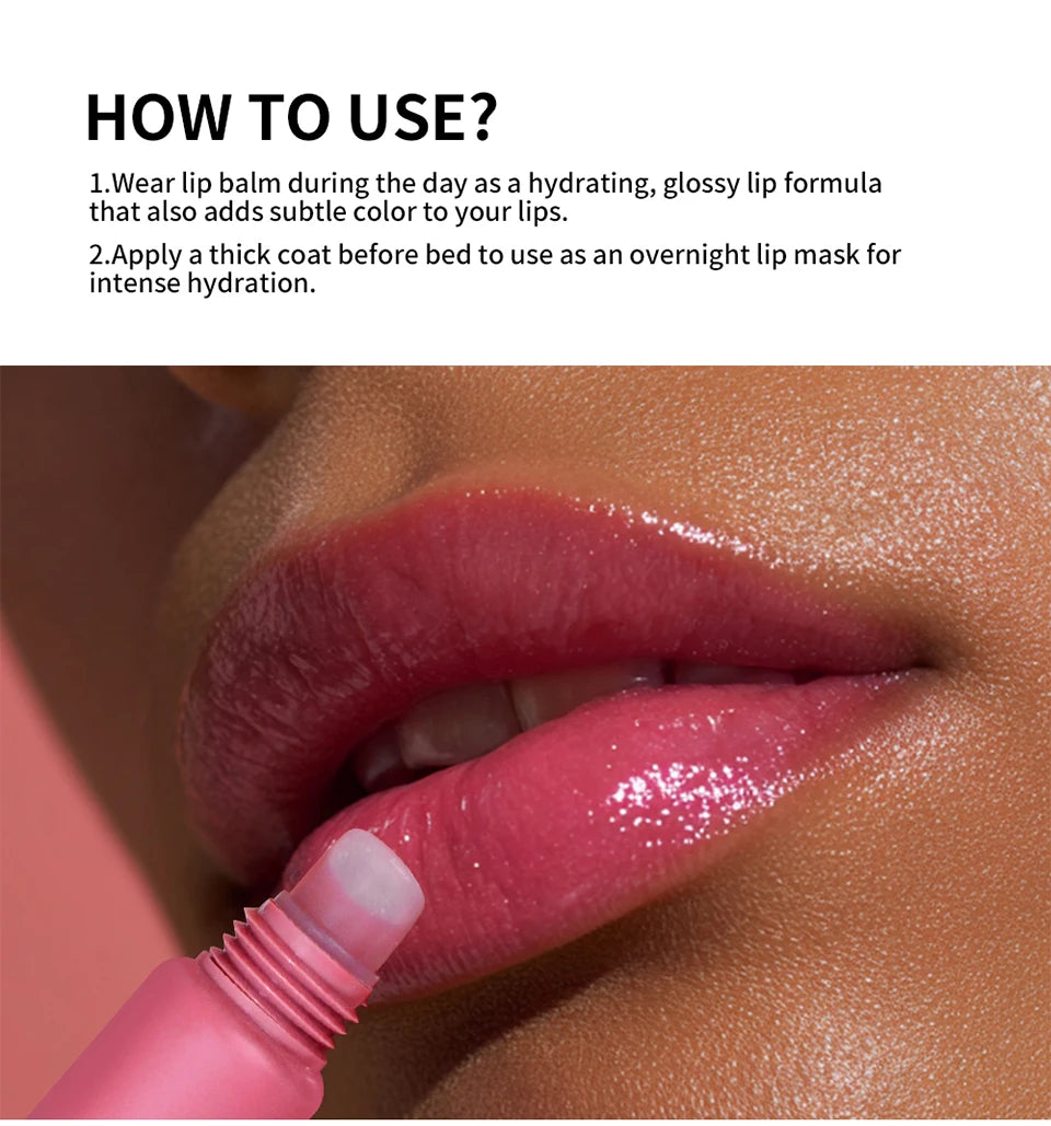 Hydrating Lip Gloss with Keychain for On-the-Go Shine