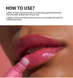 Hydrating Lip Gloss with Keychain for On-the-Go Shine