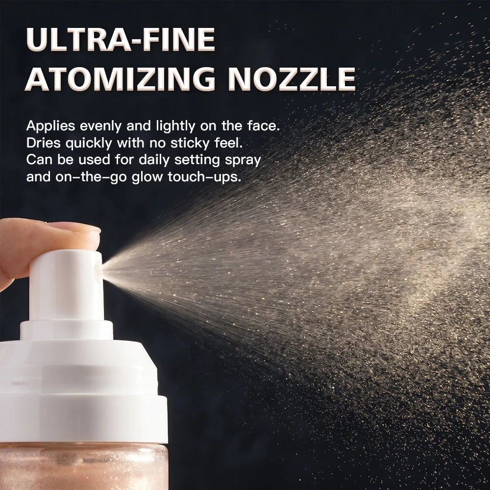 Luminous Setting Spray for Hydrating Dewy Makeup Finish