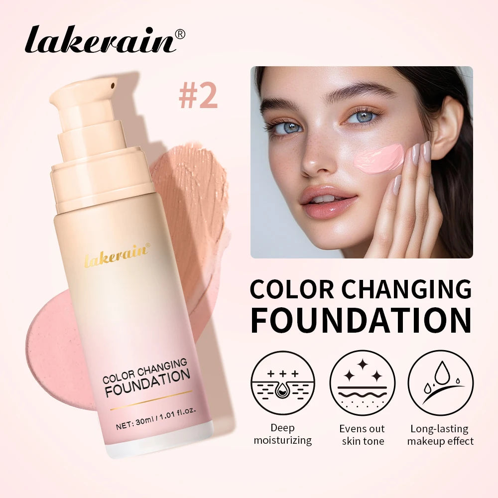 Color Changing Liquid Foundation for Radiant Skin - 3