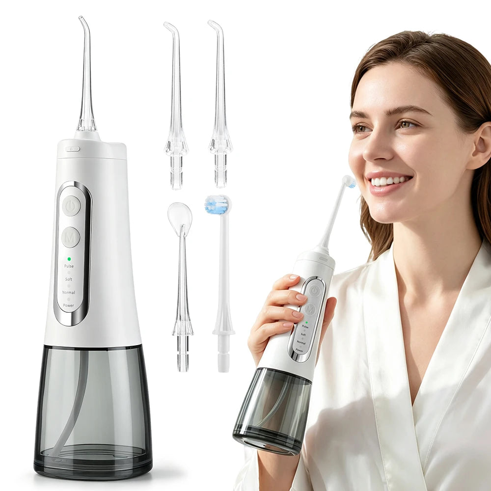 Portable Rechargeable Oral Irrigator Water Flosser for Teeth - 1