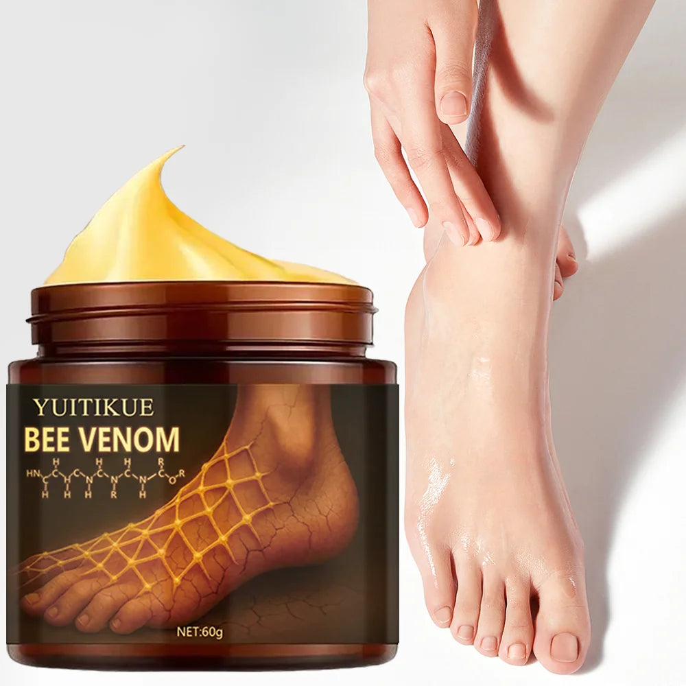 YUITIKUE Bee Venom Foot Cream Moisturizing Repair for Cracked Heels 60g - 2