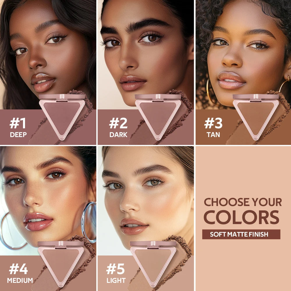 Matte Bronzing Powder for Face Contouring and Shading