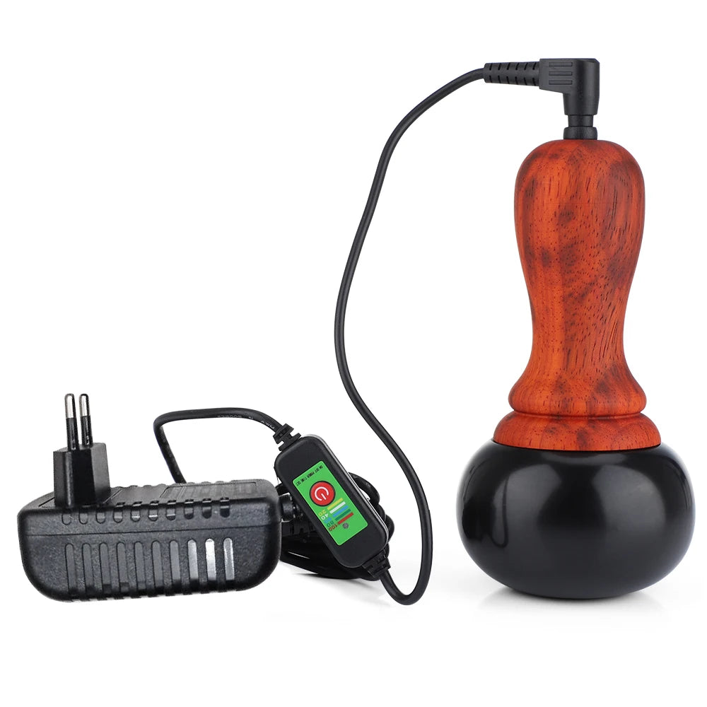 Electric Heated Bian Stone Massage Ball for Body Relief