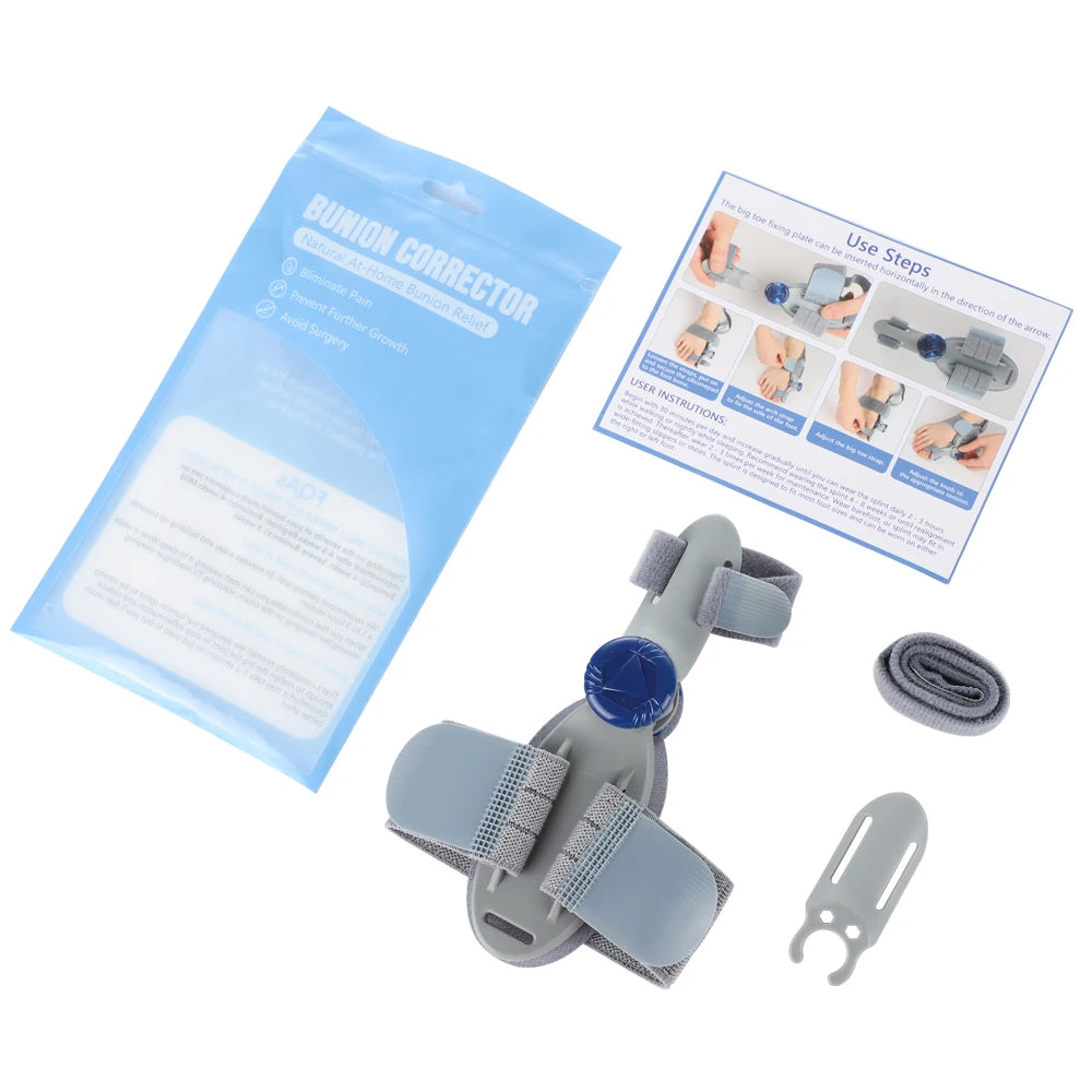 Adjustable Bunion Corrector and Toe Straightener Brace