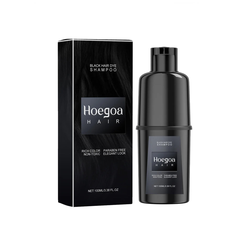 Instant Hair Color Dye Shampoo for Nourishing and Gray Coverage