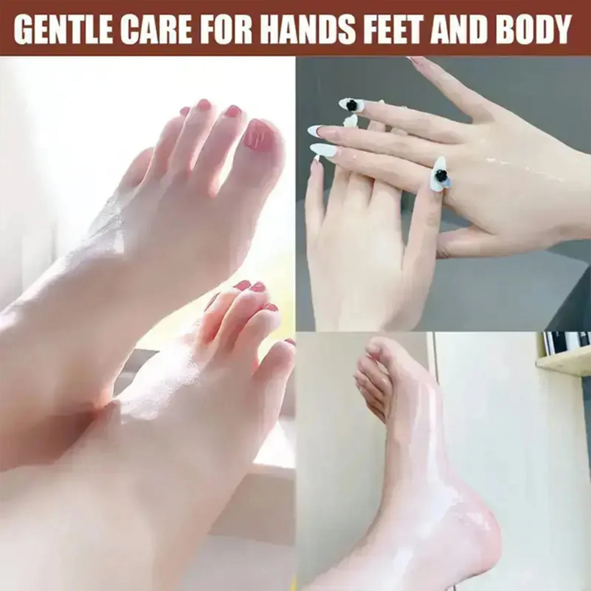 Tea Tree Oil Foot Cream Moisturizer for Dry Cracked Heels and Skin