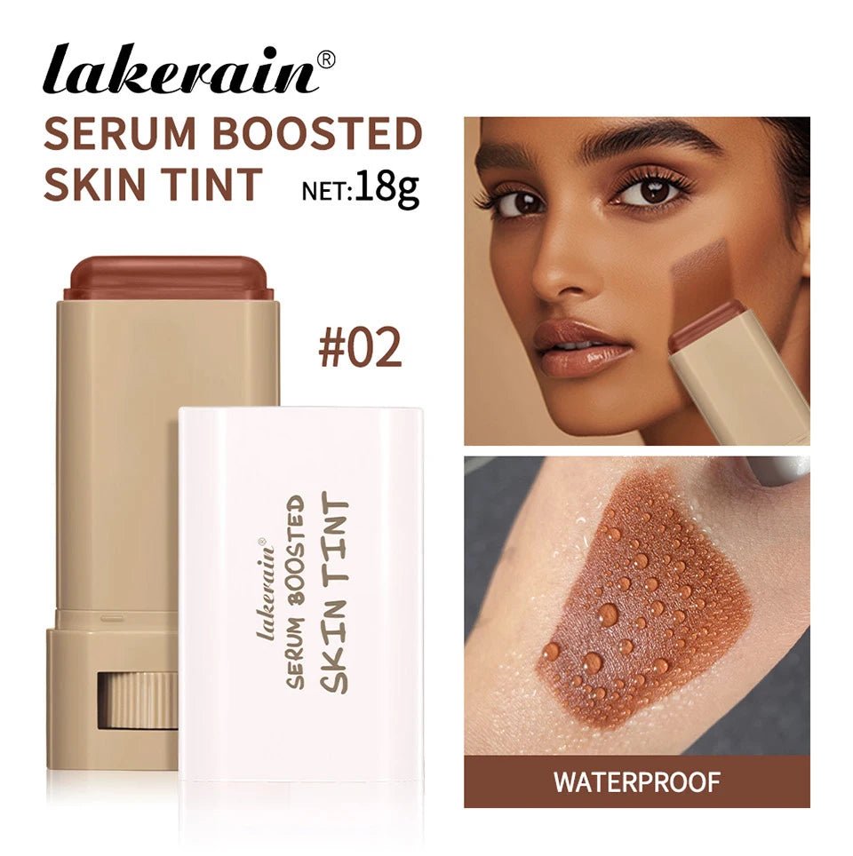 Matte Foundation Stick and Setting Powder Makeup Set - 7
