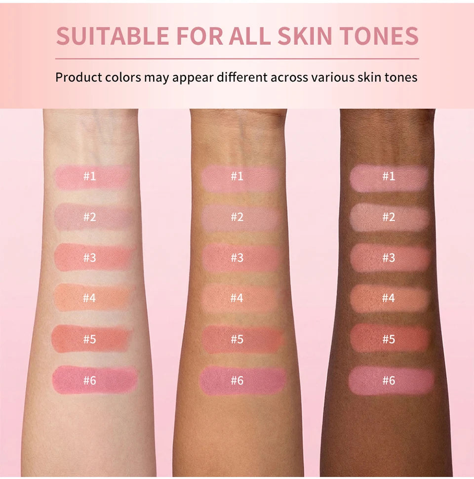 Multi-Use Cream Blush for Cheeks Lips and Eyes