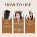Batana Oil Hair Growth Shampoo for Scalp Treatment and Repair