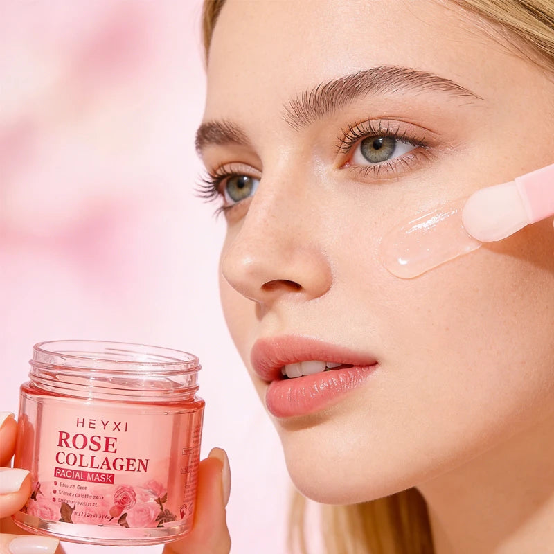 Heyxi Rose Collagen Peel Off Facial Mask Deep Moisturizing Treatment