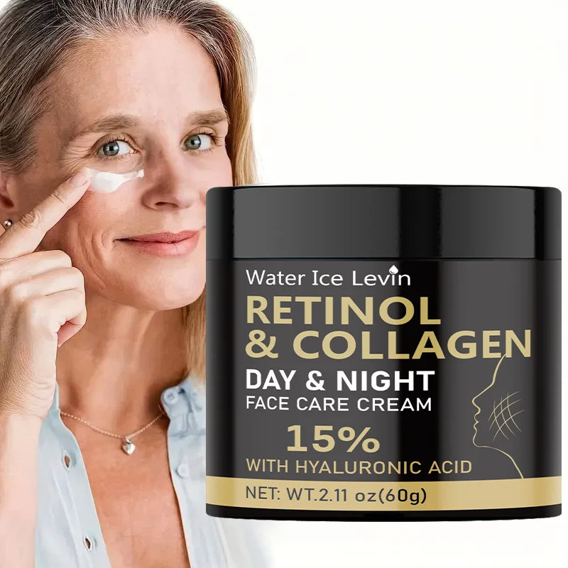 Retinol Collagen Face Cream Vitamin C Moisturizer for Anti Aging - 8