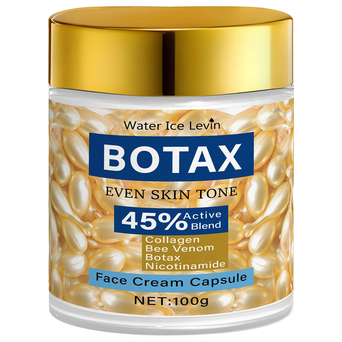 Water Ice Levin BOTAX Collagen Face Capsules Niacinamide Skin Cream