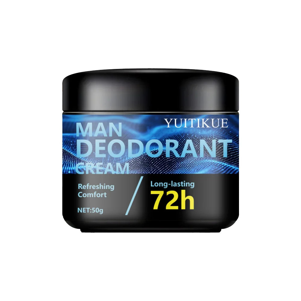 YUITIKUE Men Deodorant Cream 50g Long Lasting Antiperspirant Body Stick - 13