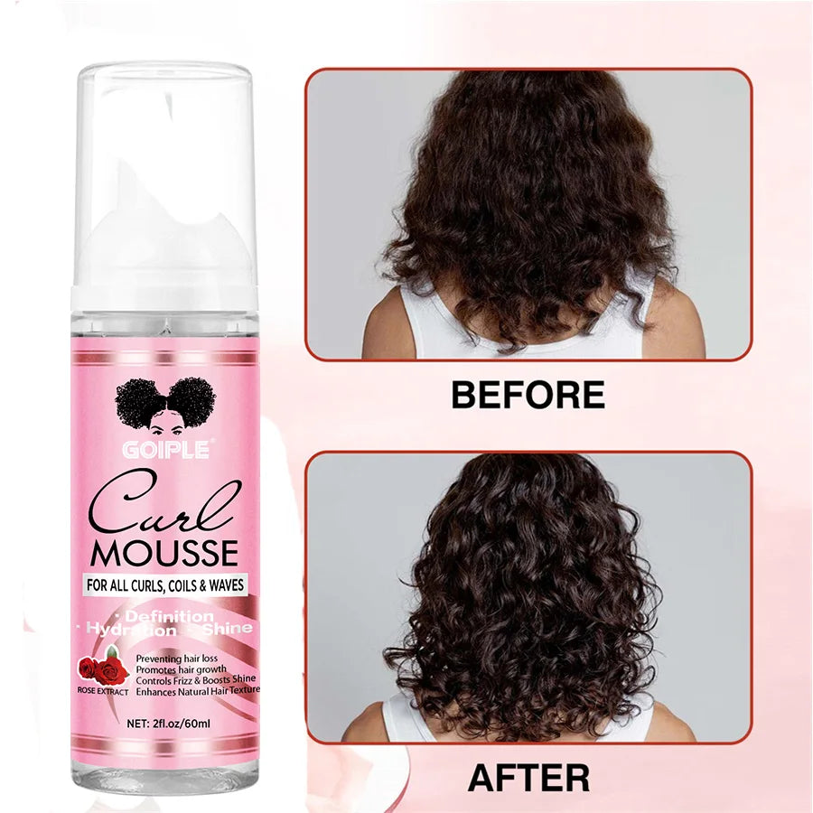 Goiple Rose Mint Hair Styling Set Curl Mousse and Refreshing Spray