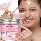 YUITIKUE Rose Pink Vita Mask 60g Collagen Vitamin C Face Treatment