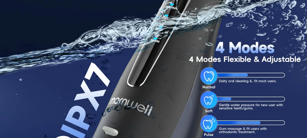 Portable Cordless Water Flosser for Teeth and Gum Health