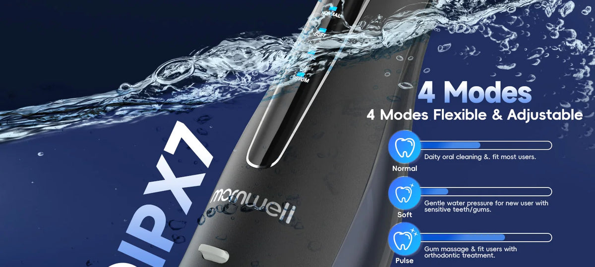 Portable Cordless Water Flosser for Teeth and Gum Health