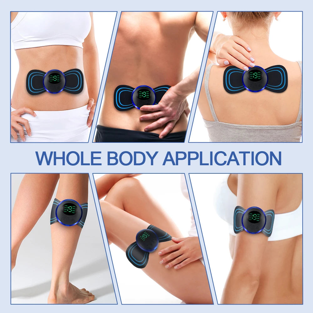 Portable Electric Body Massage Patch with 8 Modes