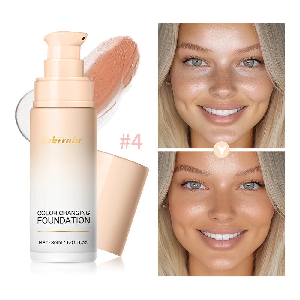 Color Changing Liquid Foundation for Flawless Radiant Skin