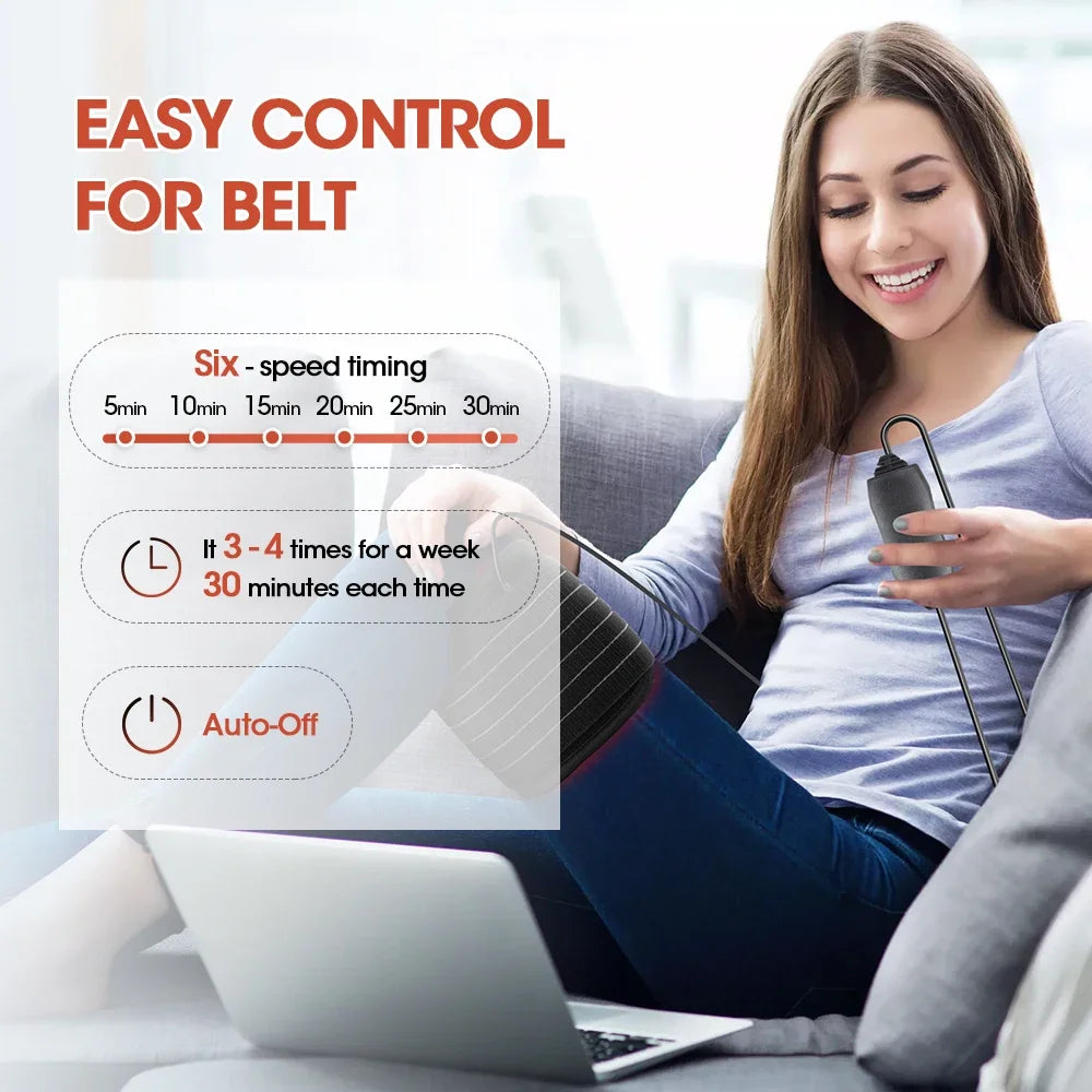 Red Light Therapy Belt for Body Pain Relief and Skin Rejuvenation - 3