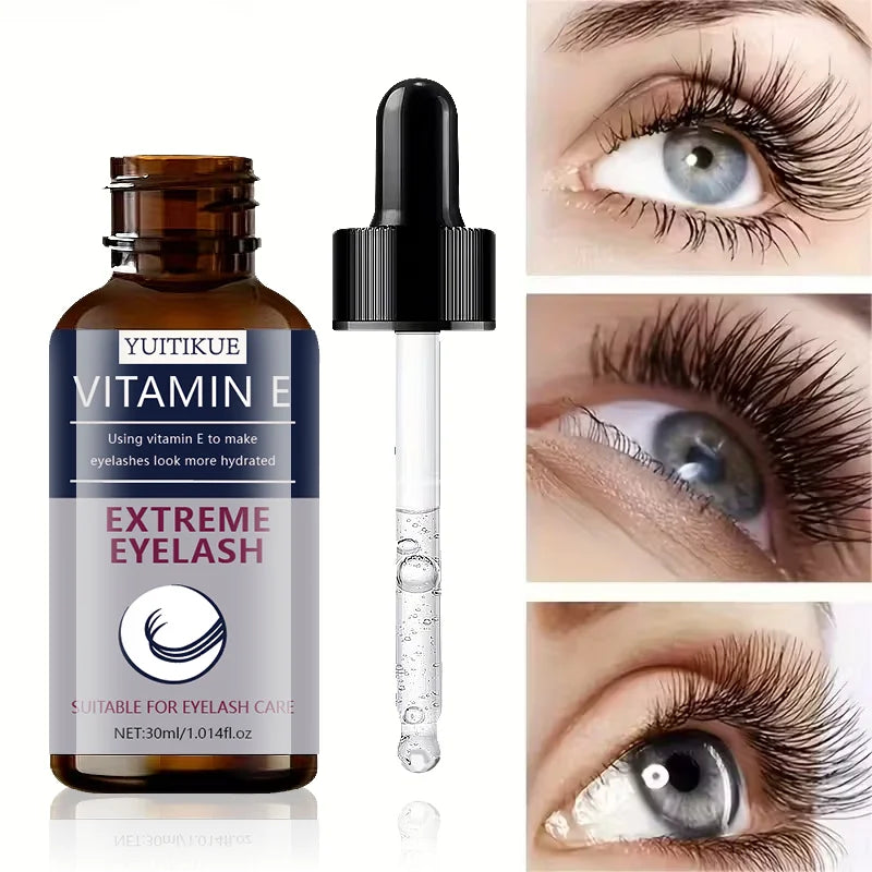 YUITIKUE Vitamin E Eyelash Serum Growth and Hydrating Lash Treatment - 7
