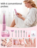 Cordless Electric Nail Drill Kit for Manicure and Pedicure