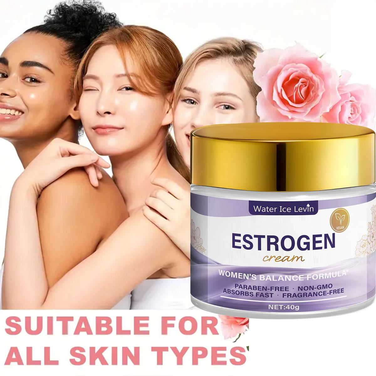 Estrogen Face Cream with Bee Venom and Vitamin E Moisturizing Formula