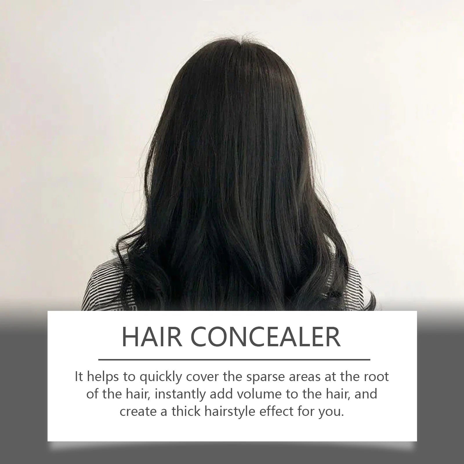 Instant Gray Hair Root Concealer and Hairline Filler - 9