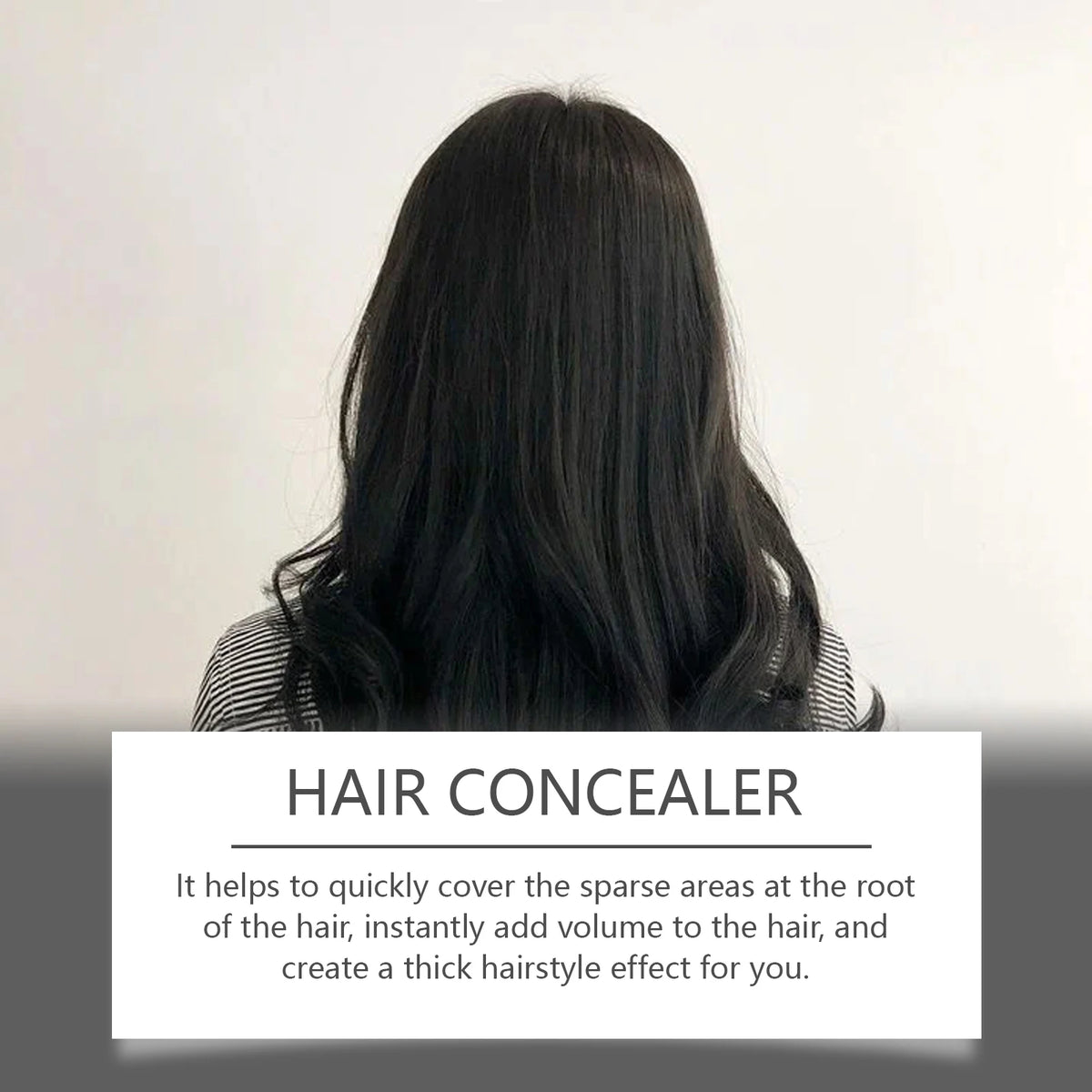 Instant Gray Hair Root Concealer and Hairline Filler