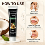 YUITIKUE Coconut Oil Lip Hair Removal Cream Gentle Facial Hair Remover
