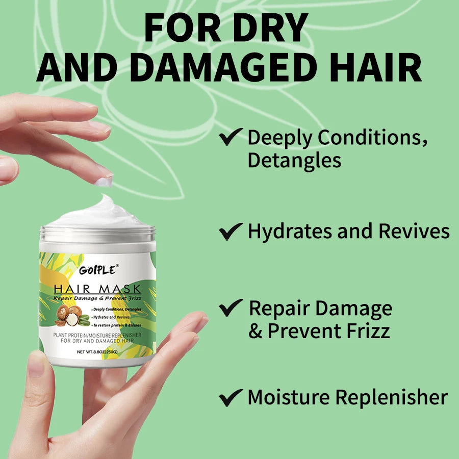 8.8 oz Deep Moisturizing Hair Mask for Dry and Damaged Hair - 3