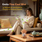 Oriental Pavilion Desktop Humidifier with Night Light