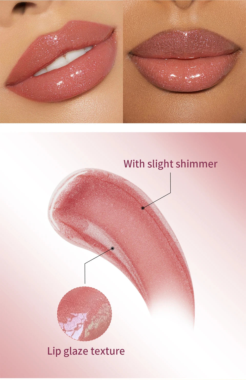 Shimmering Moisturizing Lip Gloss for Plump and Hydrated Lips - 13