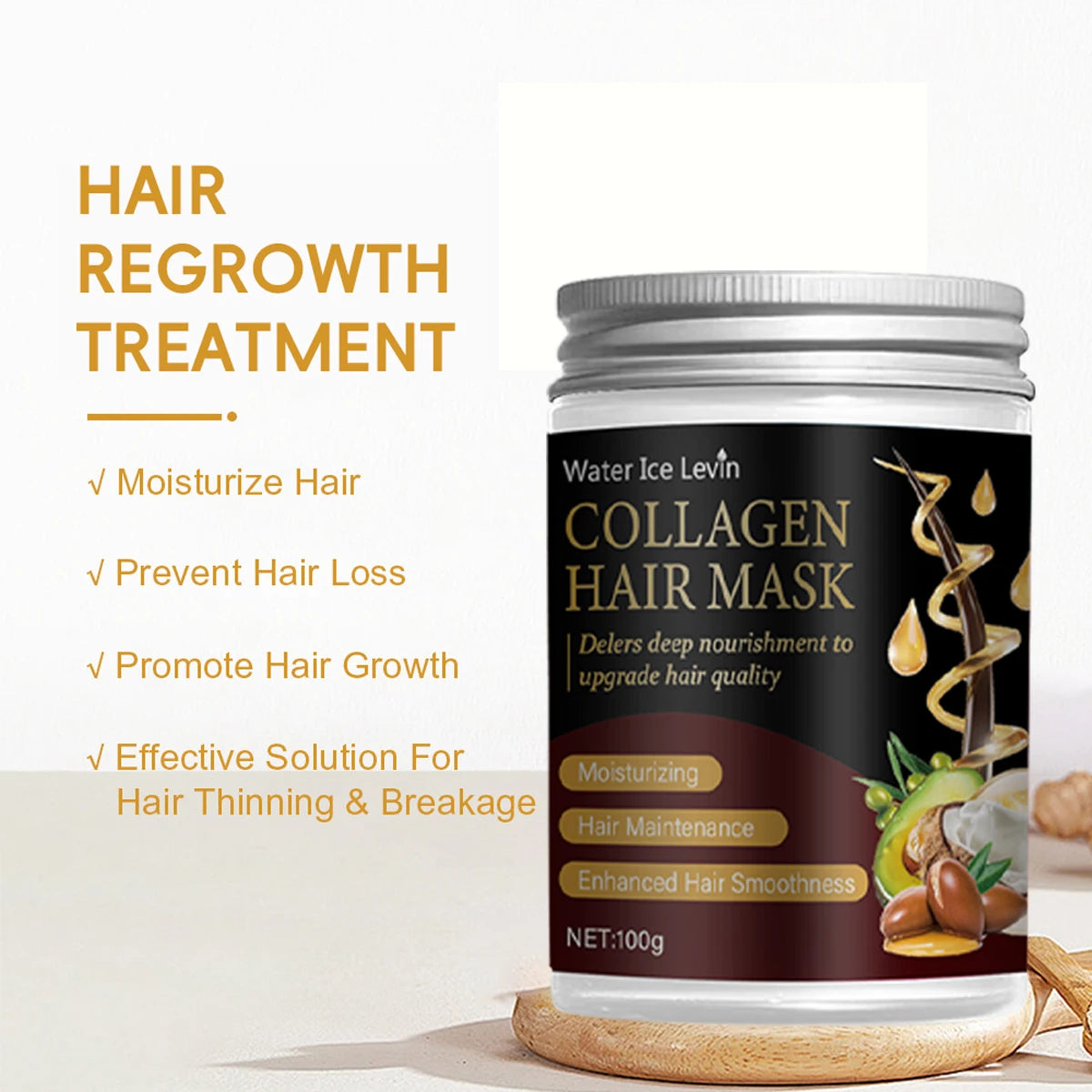 Collagen Hair Mask with Argan and Coconut Oil 100g