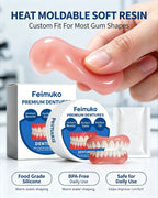 Snap-On Silicone Dentures for Natural Smile