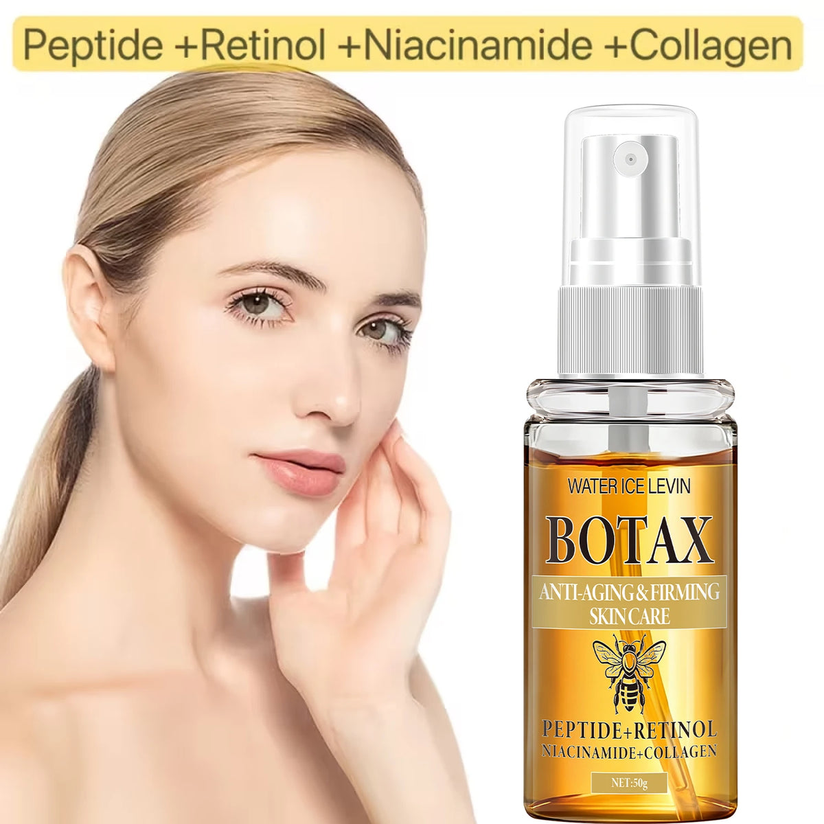 Botax Anti-Aging Face Serum with Retinol Peptide and Collagen
