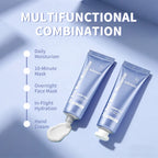 2-in-1 Hydrating Face Moisturizer and Nourishing Overnight Mask