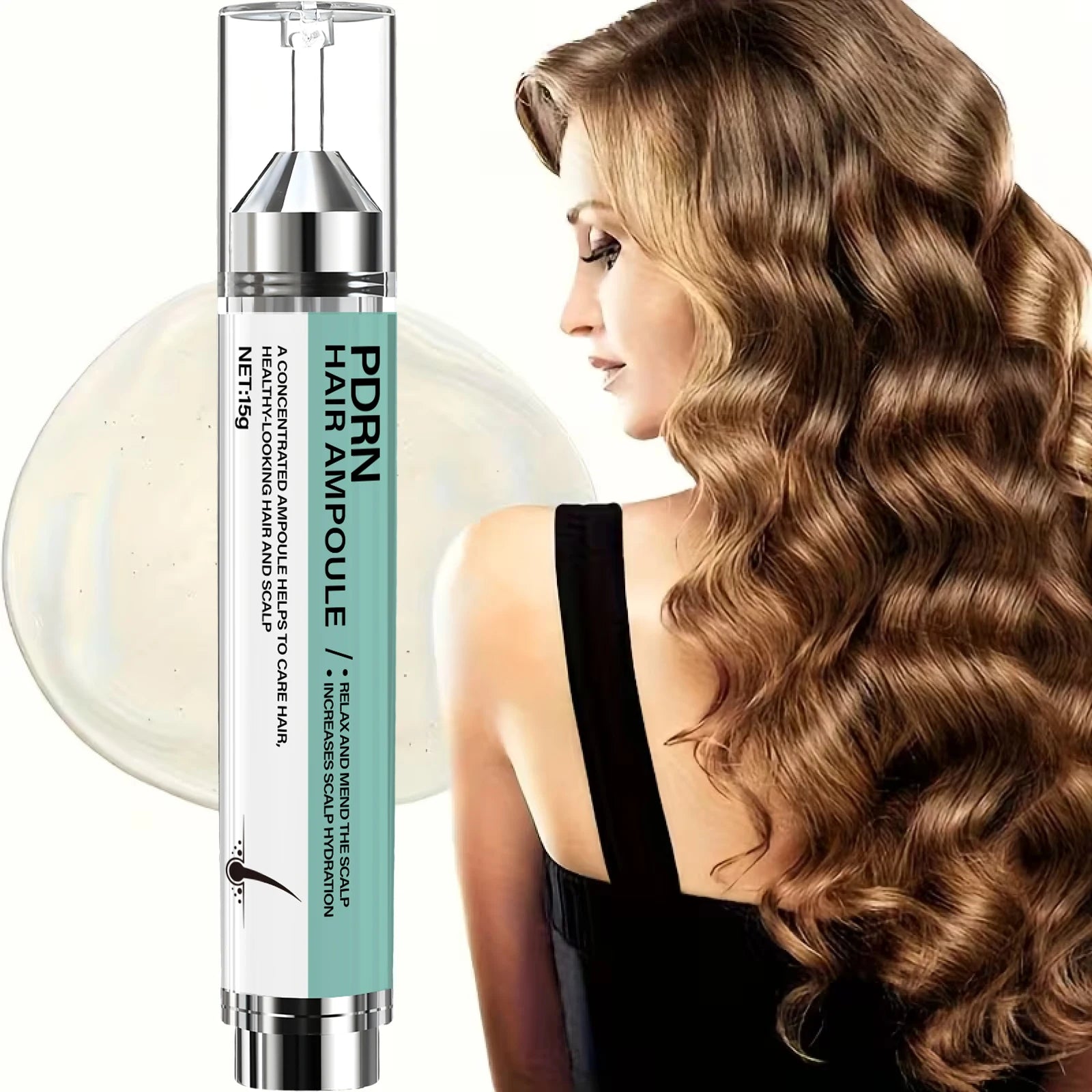 PDRN Hair Ampoule 15g Scalp Hydration and Repair Treatment - 3