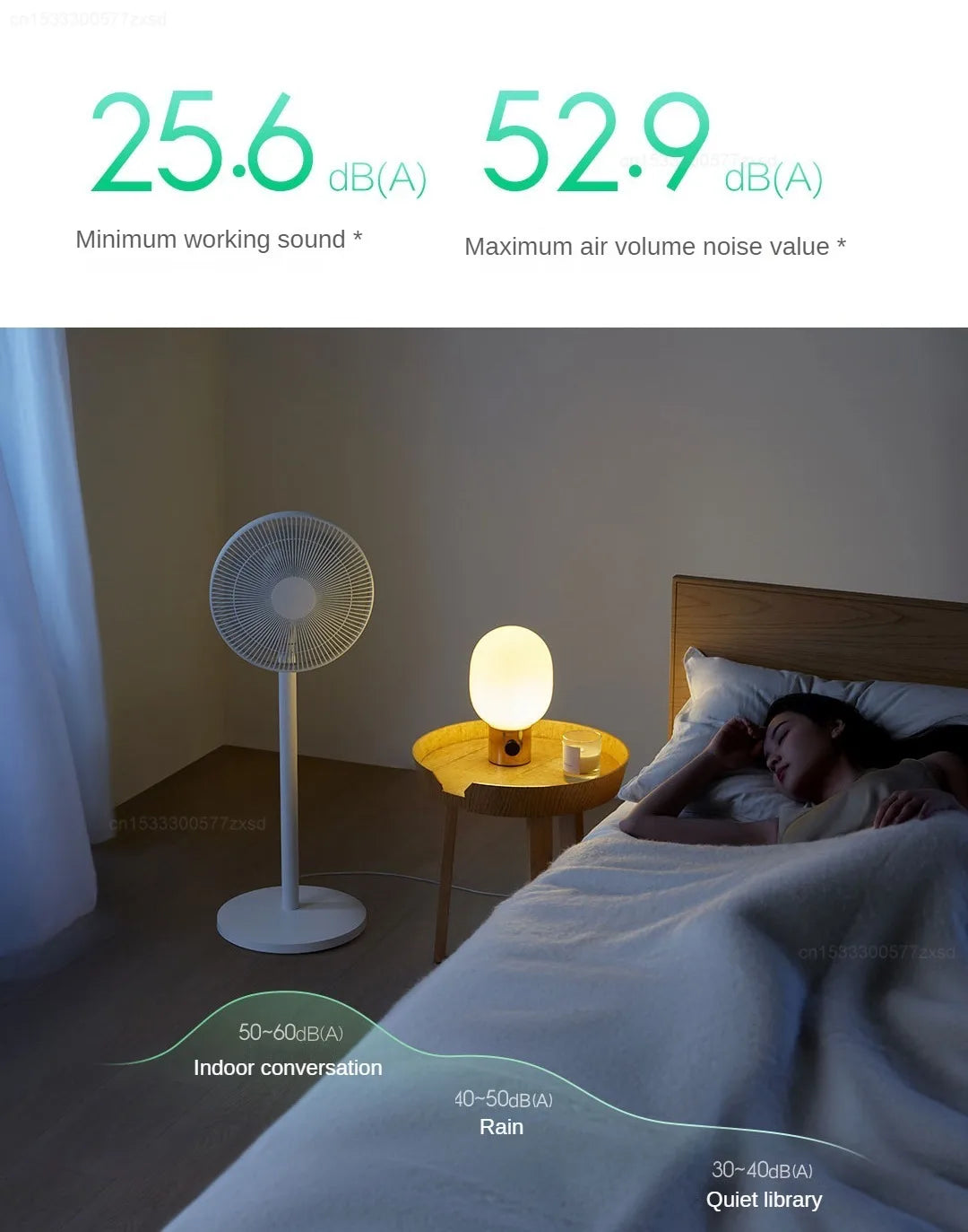 Mijia 1X Smart Standing Fan DC Frequency Conversion Electric Floor Fan