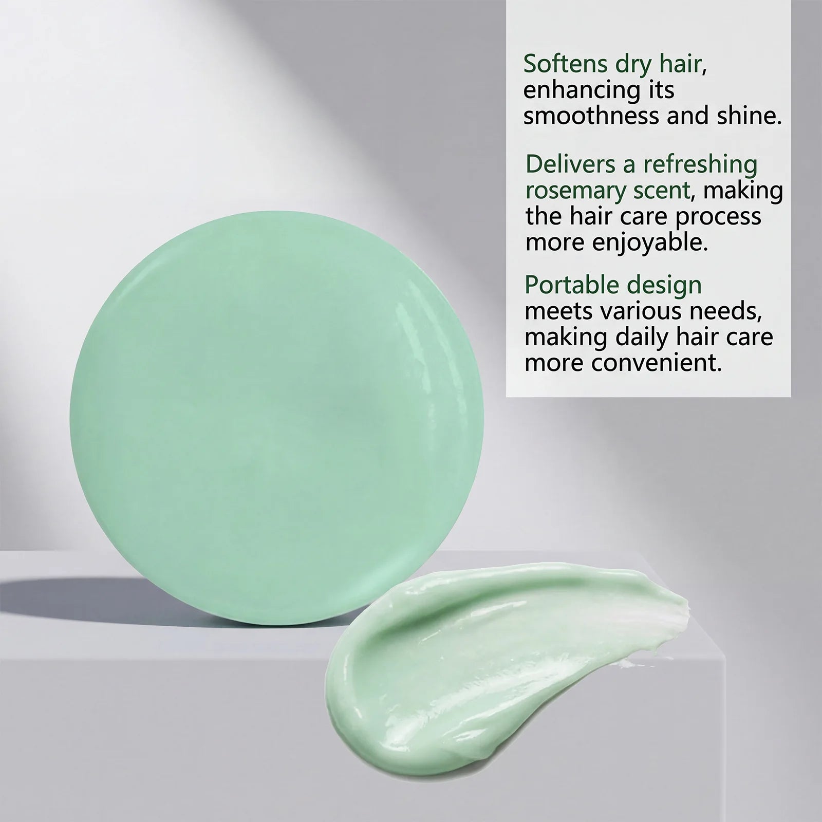 Rosemary Solid Hair Conditioner Bar 60g Natural Repairing Anti Frizz - 4