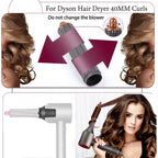 Curling Iron Attachment for Dyson Supersonic Hair Dryer 30mm Nozzle