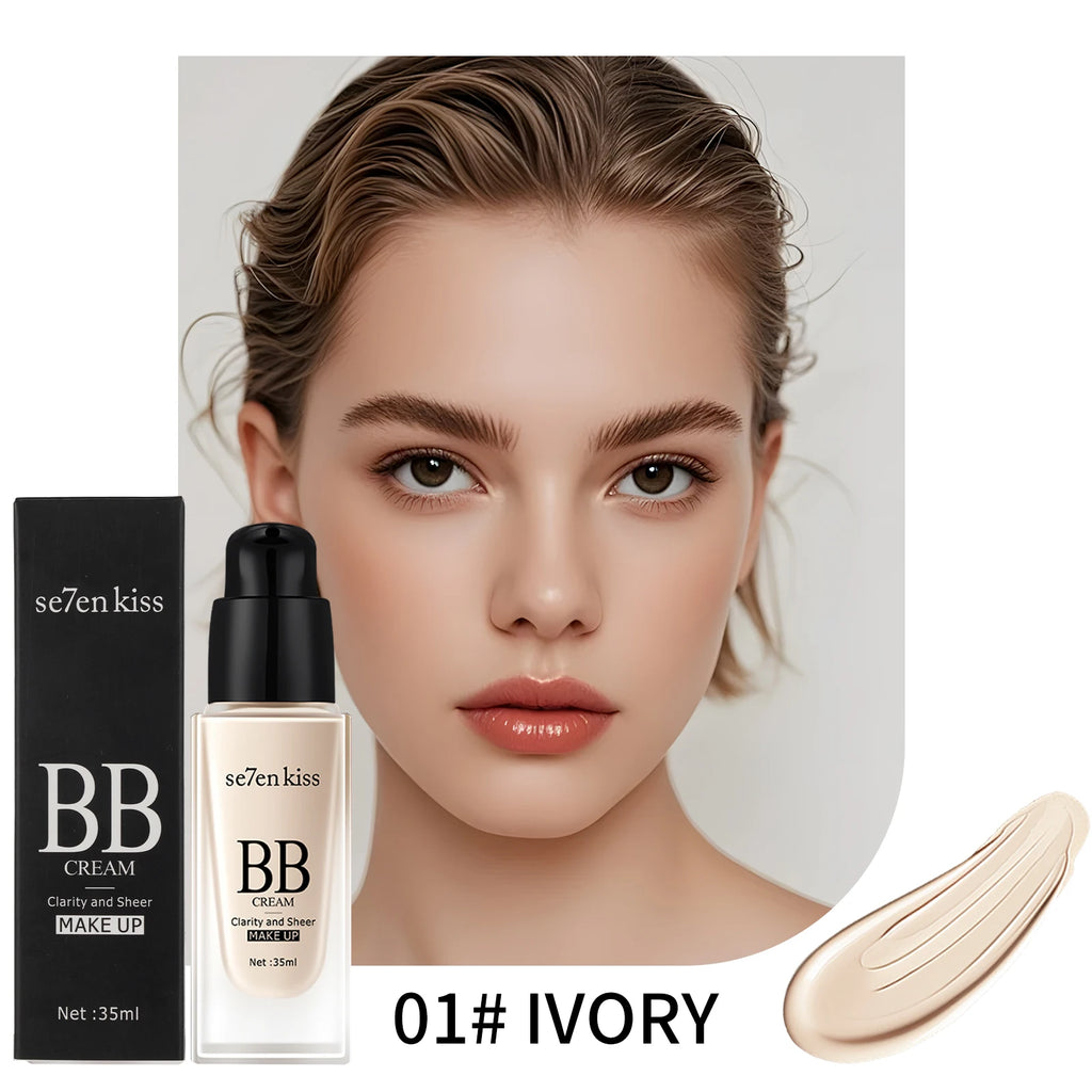 Se7en Kiss Moisturizing BB Cream Foundation Waterproof Liquid Makeup
