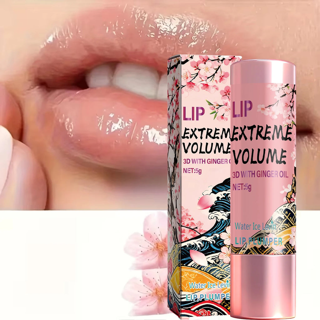 3D Lip Plumper Gloss with Ginger Oil Volumizing Hydrating Care