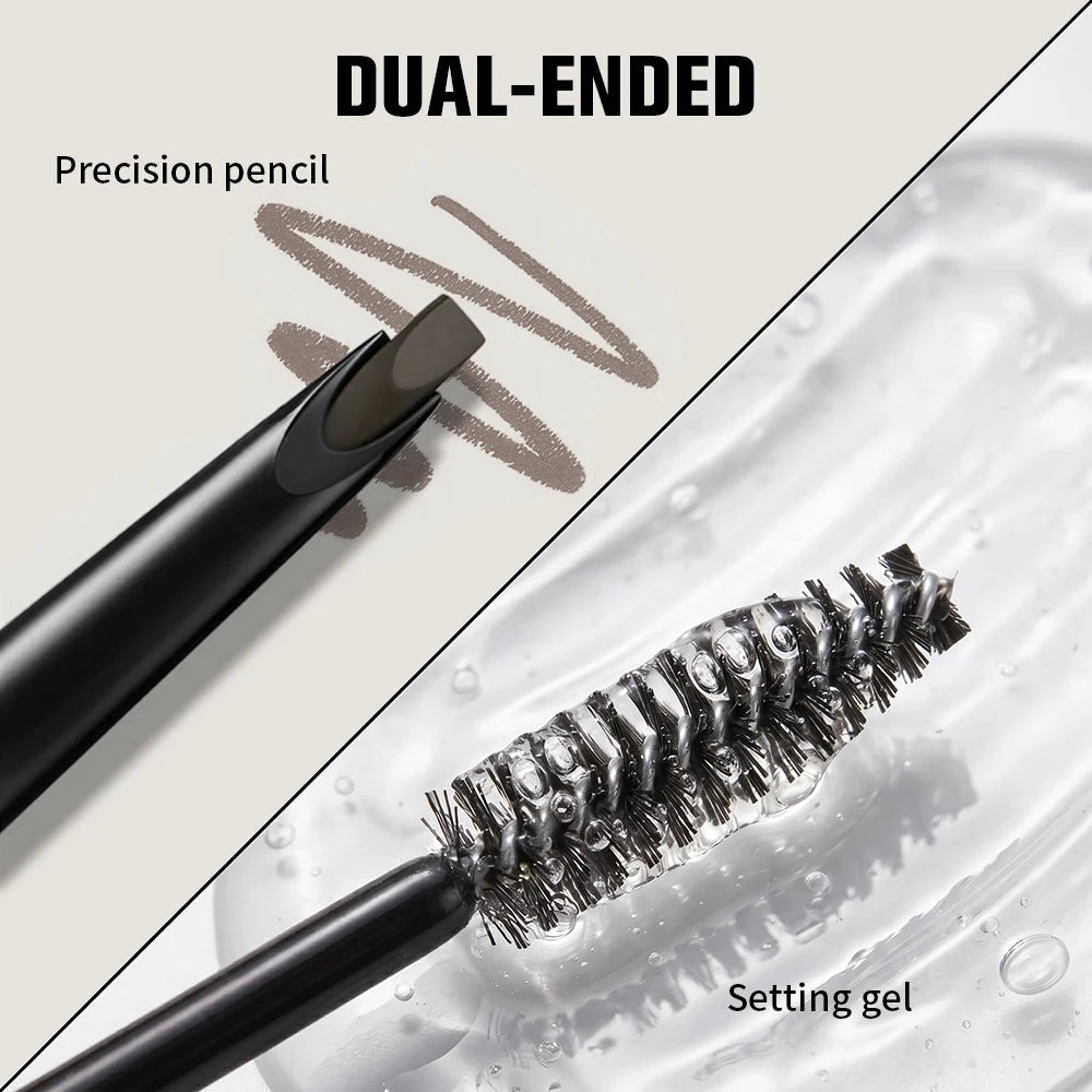 2-in-1 Waterproof Eyebrow Pencil and Sculpting Gel